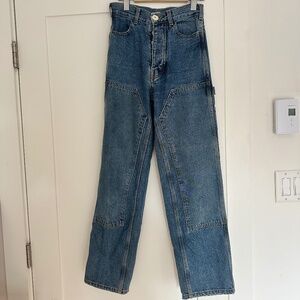 Kamm cowboy blue denim handy pants size 4
